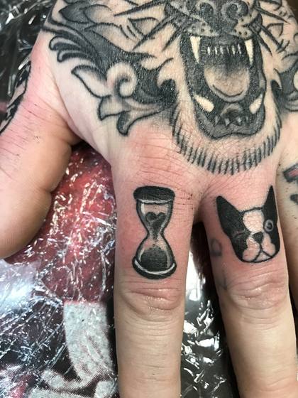 Black & Gray tattoo work by Chris Tate