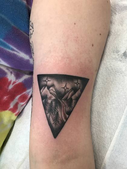 Black & Gray tattoo work by Chris Tate