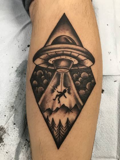 Black & Gray tattoo work by Chris Tate