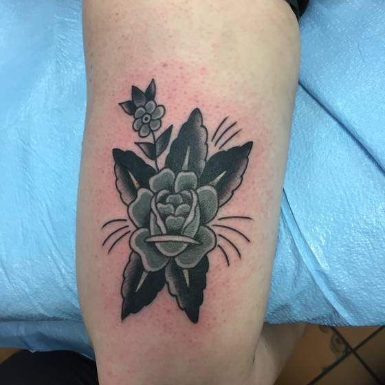 Black & Gray tattoo work by Chris Tate
